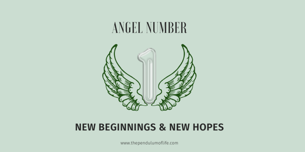 angel number 1 meaning